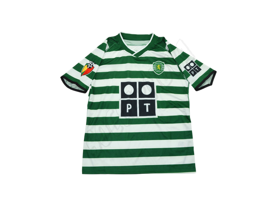 Maillot domicile Sporting Lisbonne 2003/04 pour enfants