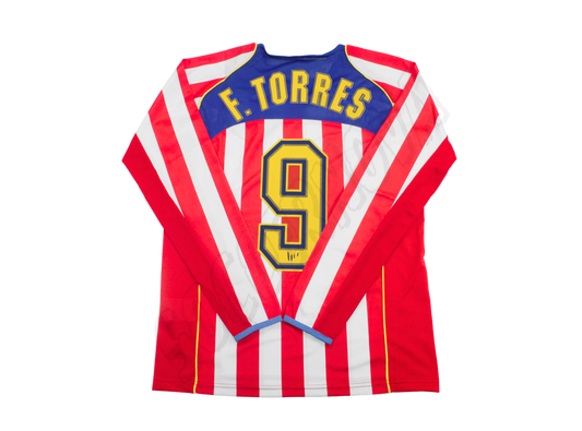 Camiseta de manga larga de local del Atlético de Madrid 2004/05