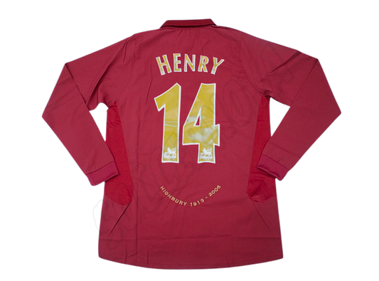 Arsenal 2005/06 Long Sleeves Home Shirt
