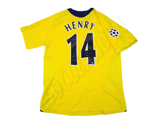 Camiseta de visitante de la final de la UCL del Arsenal 2005/06