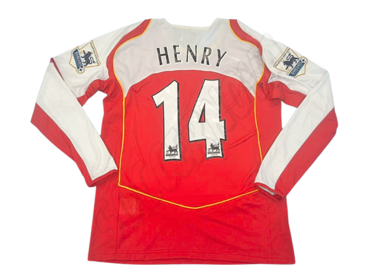 Camiseta Local Manga Larga Arsenal 2004/05