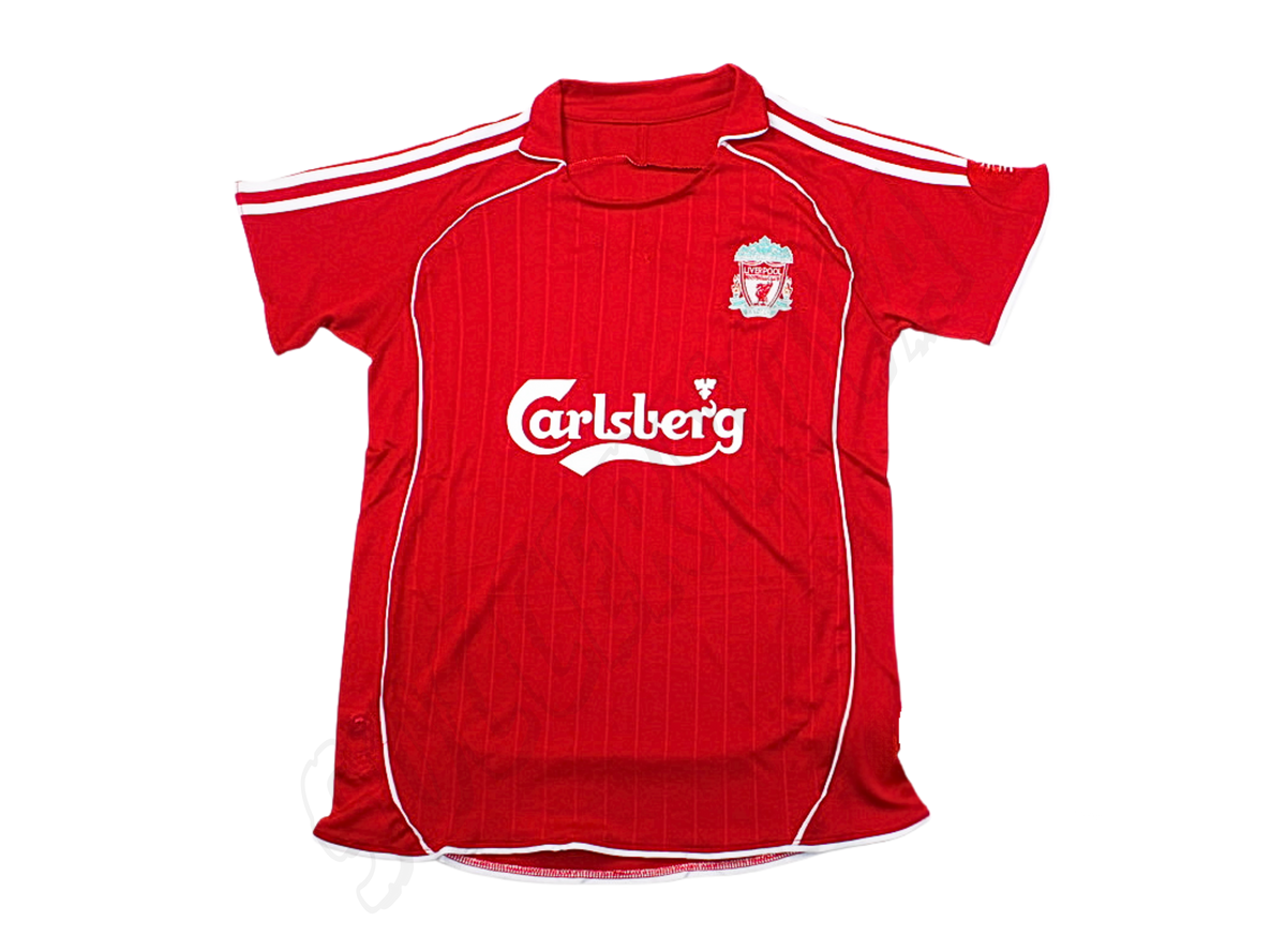 Equipación de local para niños del Liverpool FC 2006/08