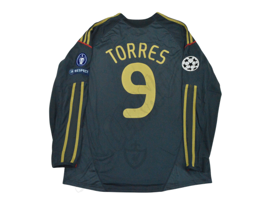 Camiseta de visitante de manga larga del Liverpool FC 2008/09