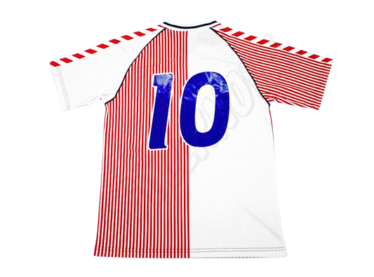 Dinamarca Camiseta Visitante 1986/87