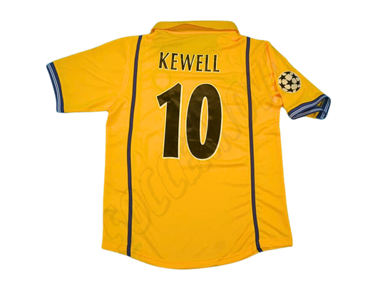 Camiseta de visitante del Leeds United 2000/02