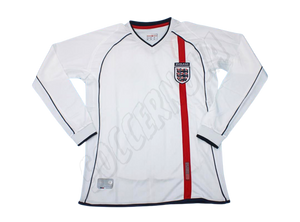 England 2001/03 Long Sleeves Home Shirt
