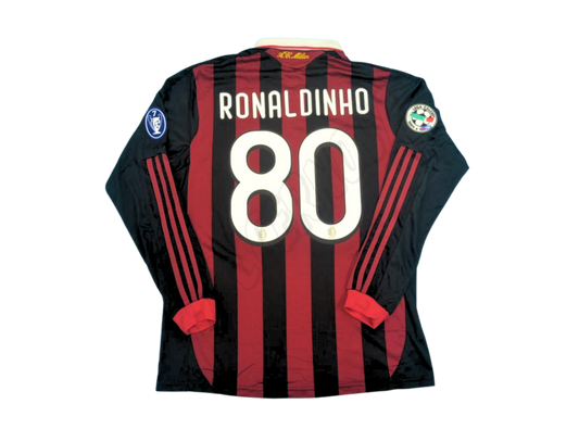 AC Milan 2009/10 Long Sleeves Home Shirt