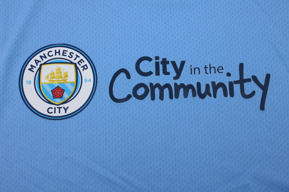 Camiseta de local final de la UCL del Manchester City 2022/23