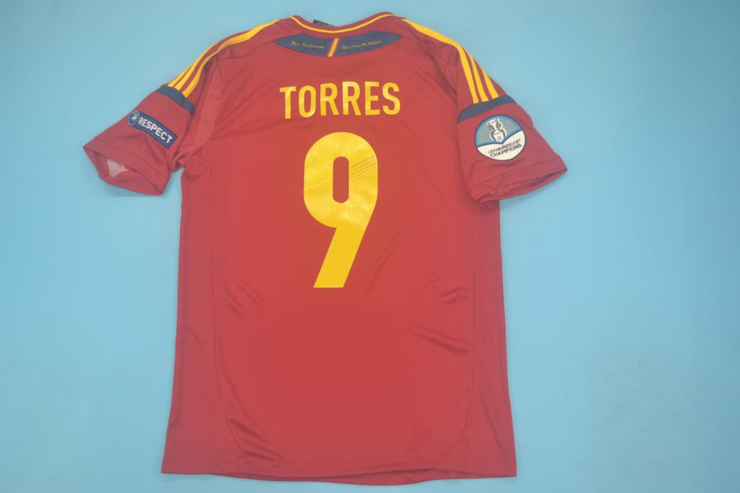 Maillot Domicile Final Espagne Euros 2012/13