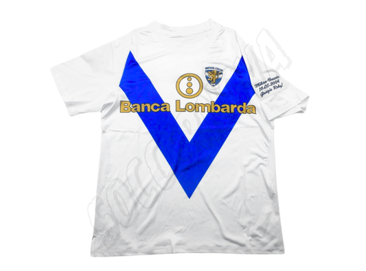 Brescia 2003/04 Camiseta de despedida de Baggio Visitante