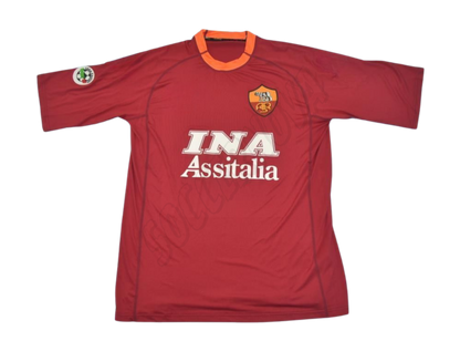 Camiseta de local de la AS Roma 2000/01