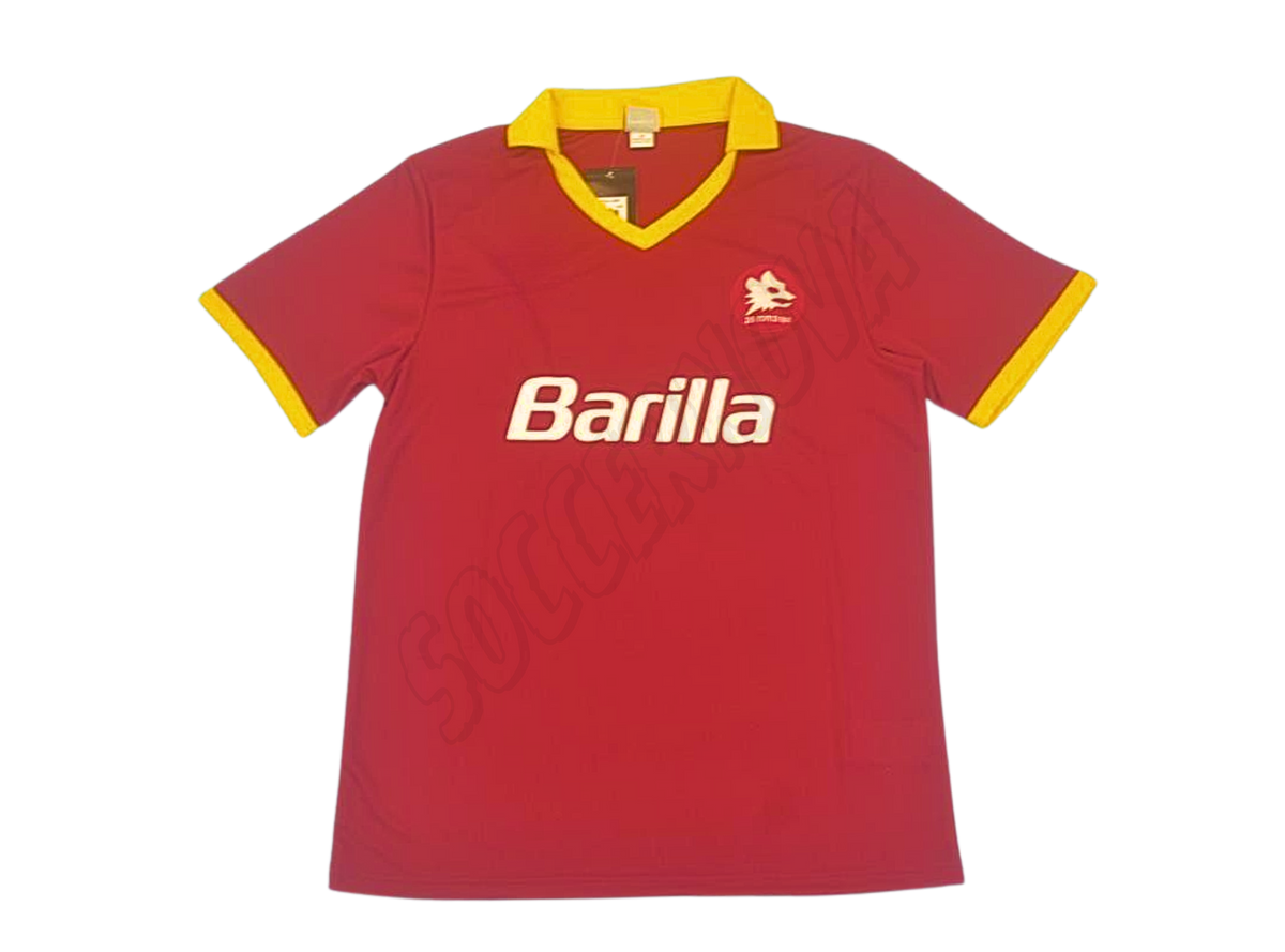 Maillot Domicile AS Roma 1989/90