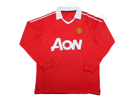 Manchester United 2010/11 Long Sleeves Home Shirt