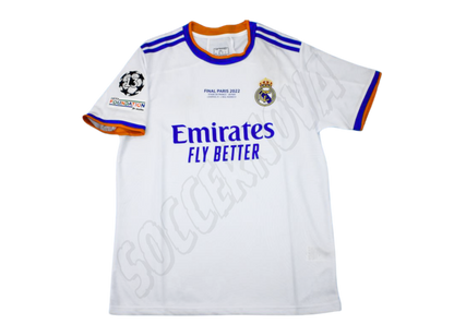 Camiseta de casa del Real Madrid para la final de la Liga de Campeones 2021/22