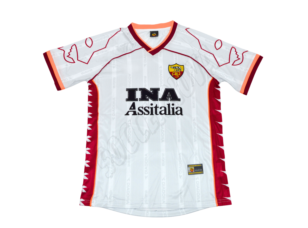 Camiseta de Visitante de la AS Roma 1999/00