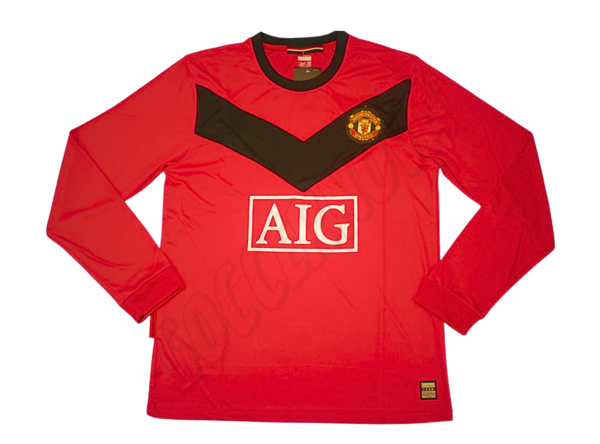 Camiseta Manga Larga Manchester United 2009/10 Local