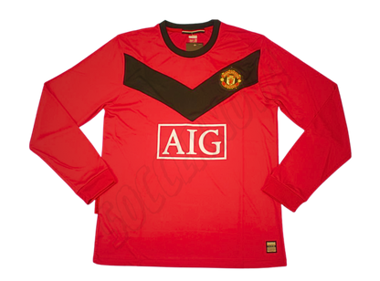 Camiseta Manga Larga Manchester United 2009/10 Local