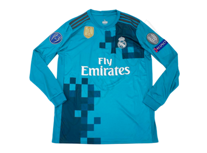 Camiseta de la tercera equipación del Real Madrid 2017/18 de manga larga