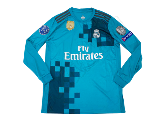 Camiseta de la tercera equipación del Real Madrid 2017/18 de manga larga