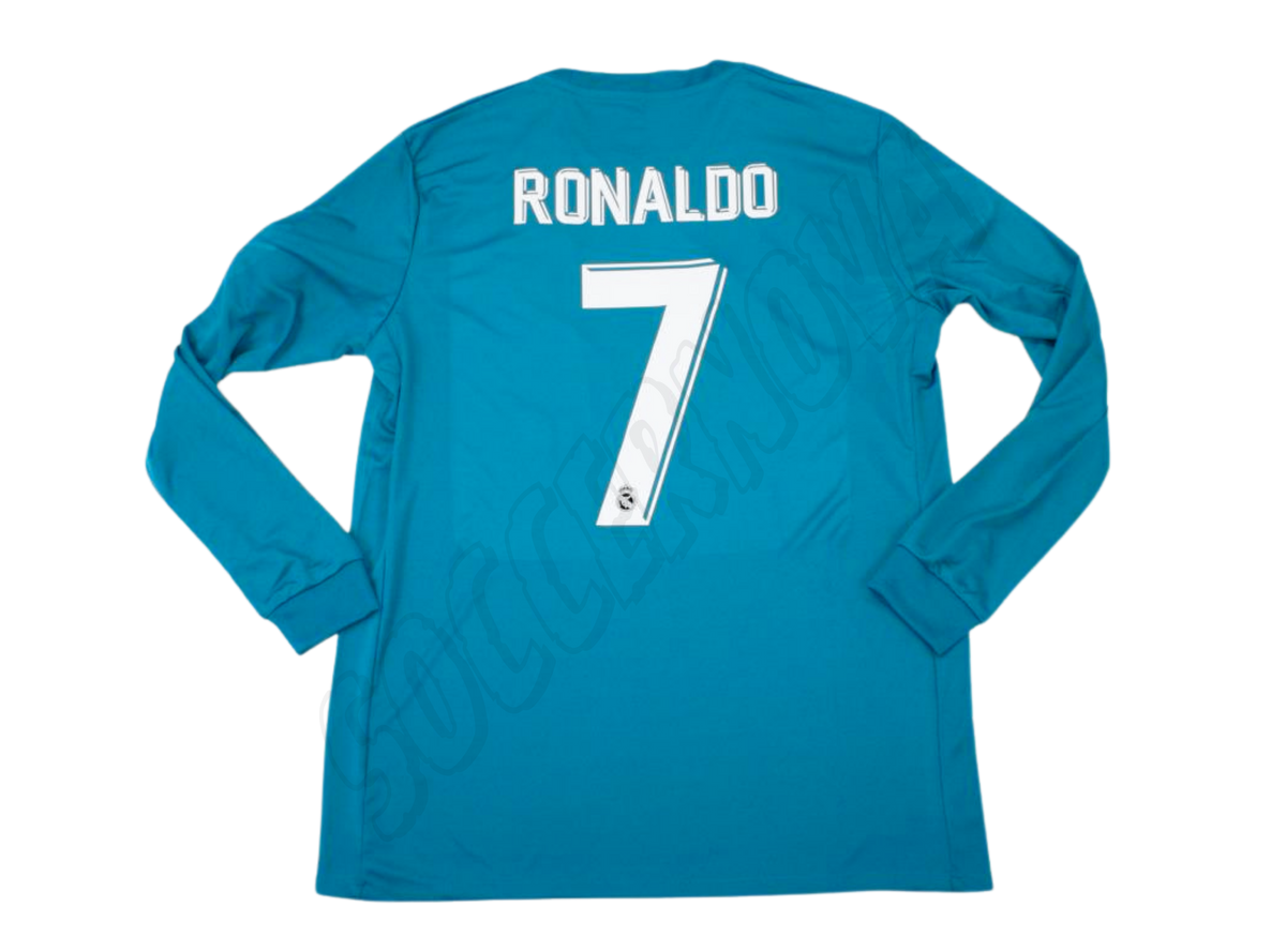 Camiseta de la tercera equipación del Real Madrid 2017/18 de manga larga