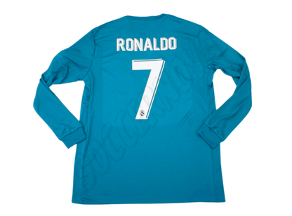 Camiseta de la tercera equipación del Real Madrid 2017/18 de manga larga