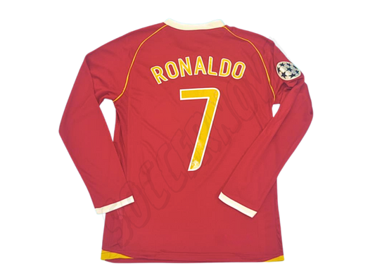 Manchester United 2006/07 Long Sleeves Home Shirt
