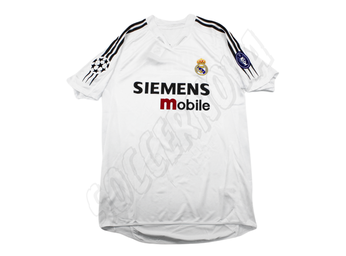 Camiseta de local del Real Madrid 2004/05