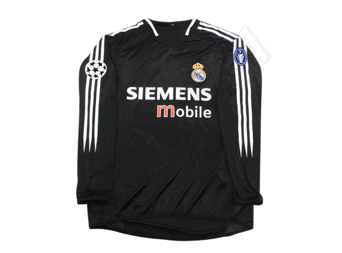Camiseta de visitante de manga larga del Real Madrid 2004/05