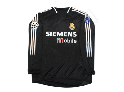 Camiseta de visitante de manga larga del Real Madrid 2004/05