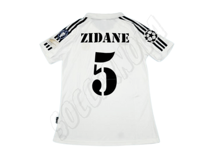 Camiseta de local del Real Madrid Centenario 2001/02