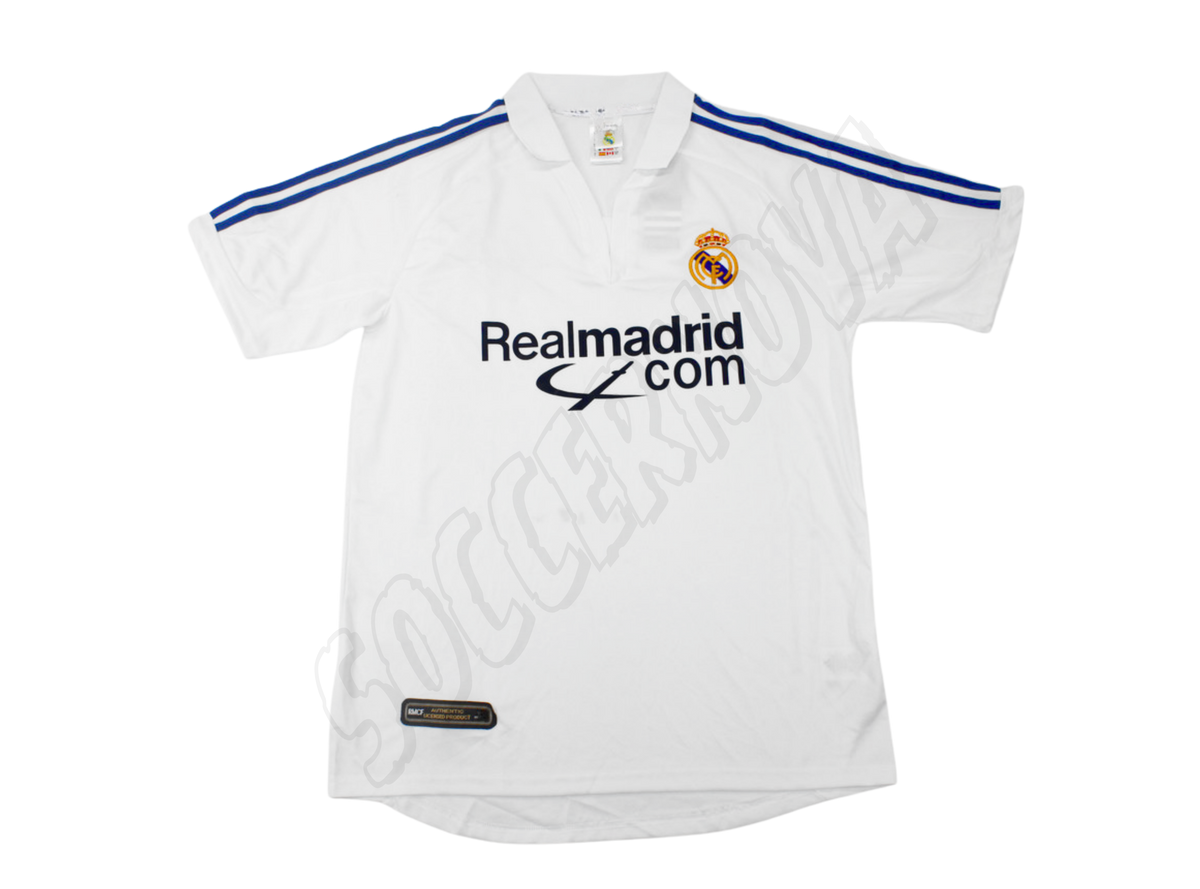Maillot domicile du Real Madrid 2001/02