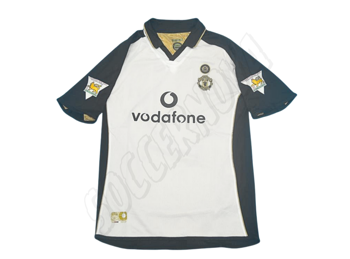 Camiseta reversible de visitante/tercera del Manchester United 2001/02