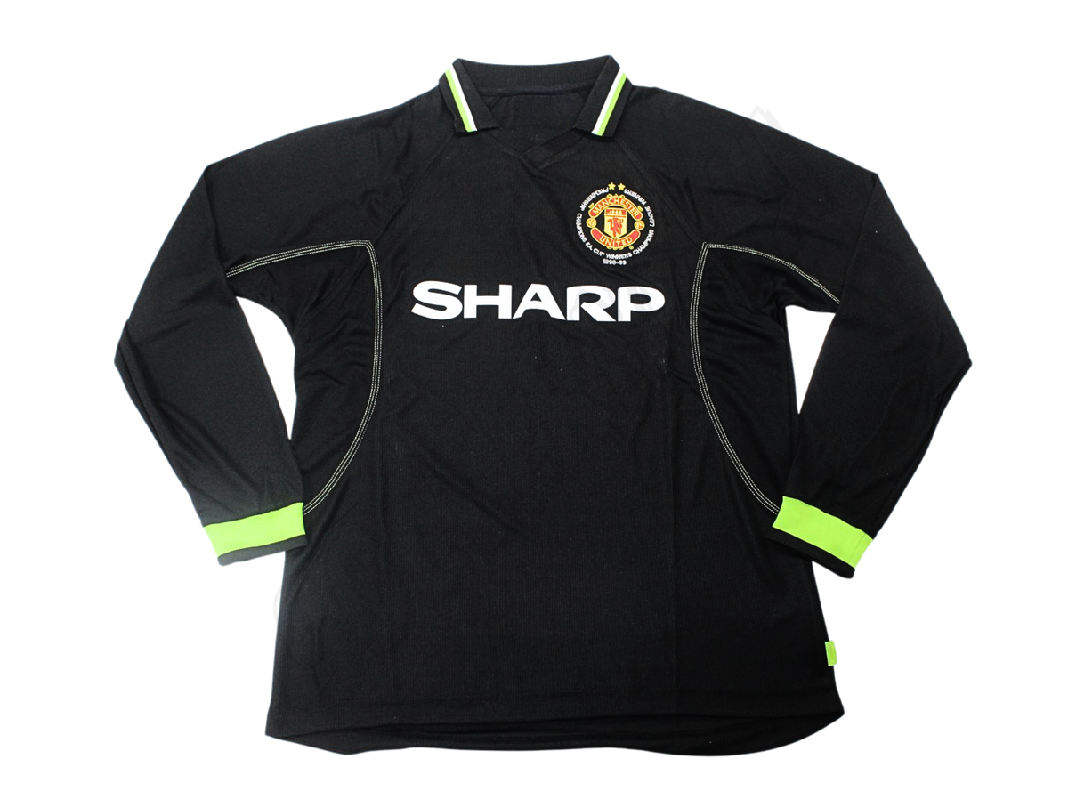 Manchester United 1998/99 Treble Winners Long Sleeves Third Shirt