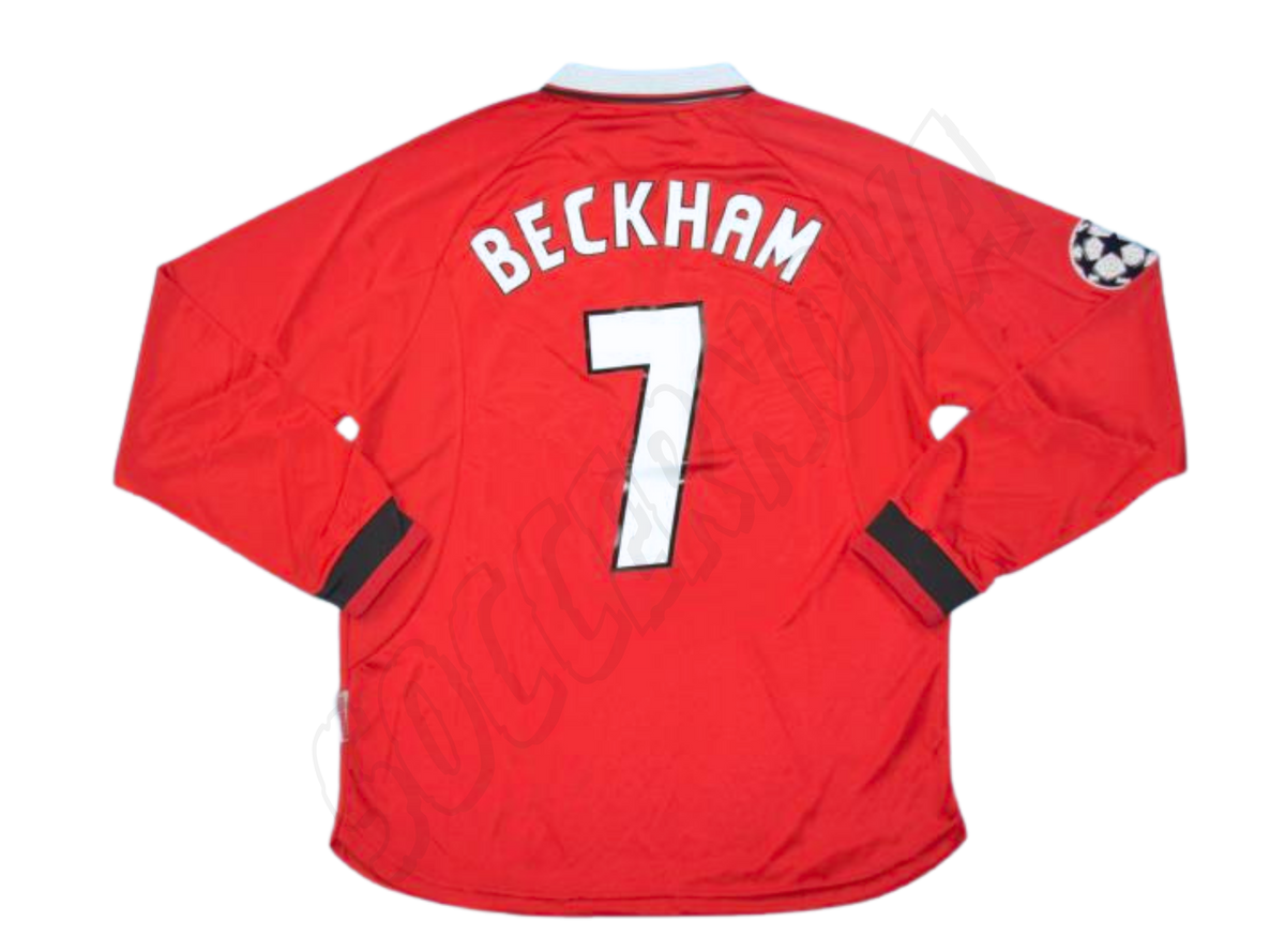 Maillot Domicile Manches Longues Manchester United Finale LDC 1999/00