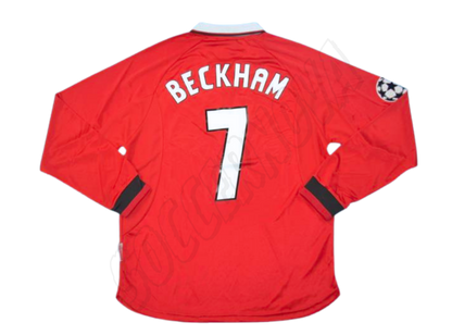 Maillot Domicile Manches Longues Manchester United Finale LDC 1999/00