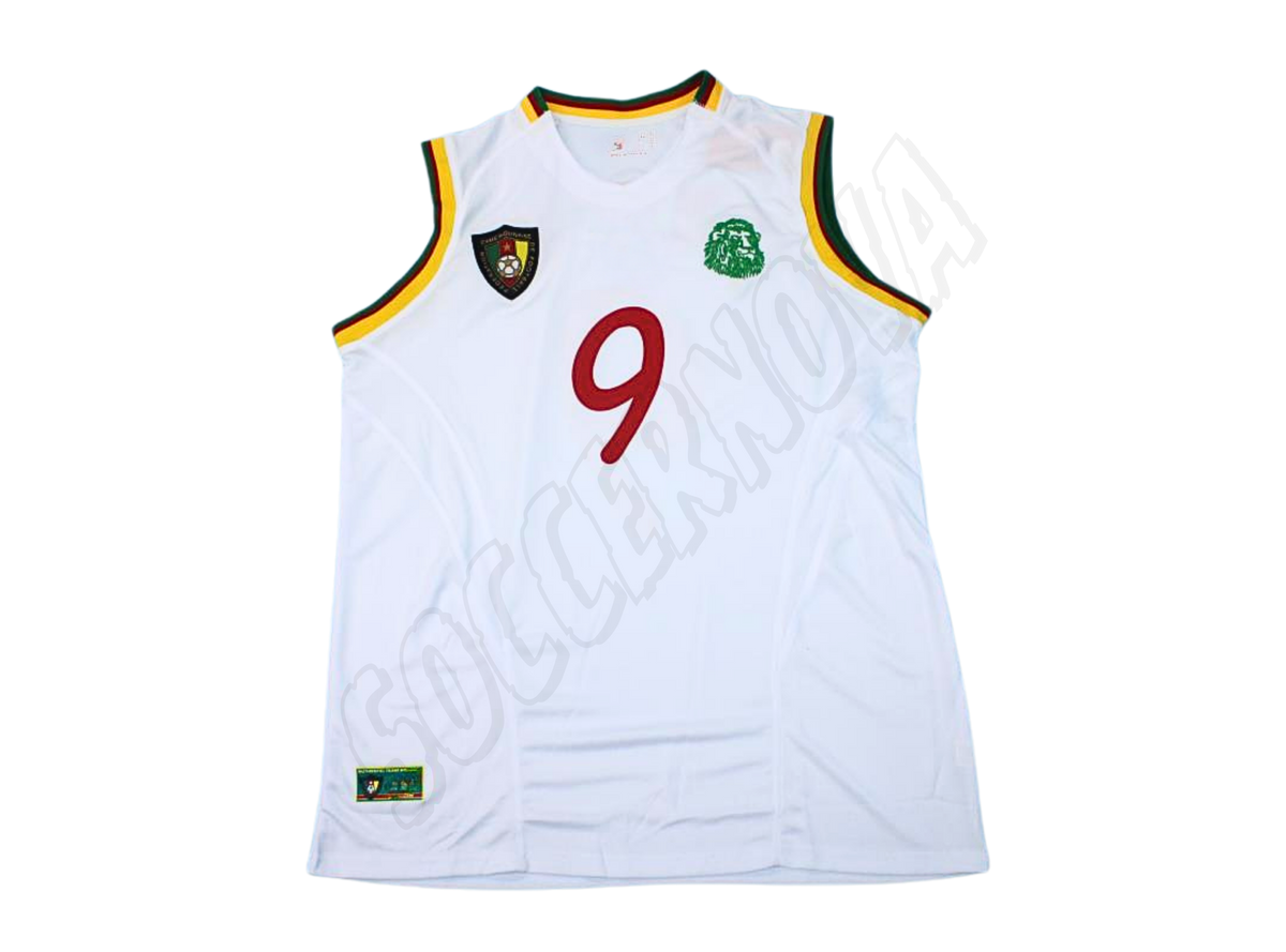 Camiseta de visitante de Camerún 2002