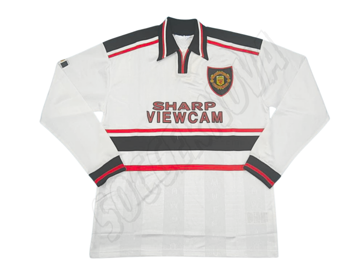 Camiseta de manga larga de visitante del Manchester United 1997/99