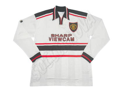 Camiseta de manga larga de visitante del Manchester United 1997/99