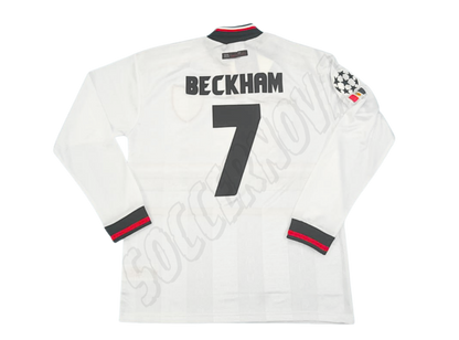 Camiseta de manga larga de visitante del Manchester United 1997/99