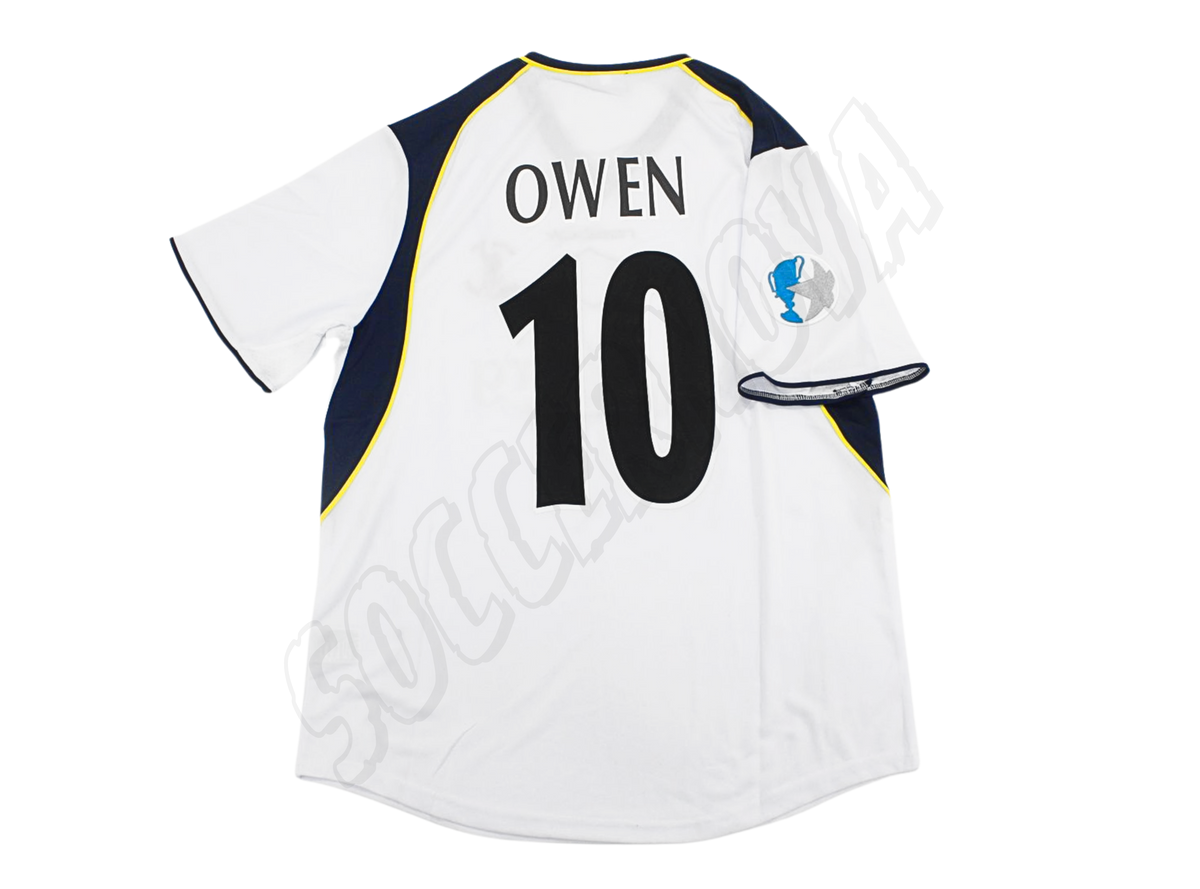Camiseta de visitante de la Supercopa de la UEFA del Liverpool FC 2001/02