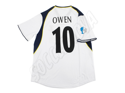 Camiseta de visitante de la Supercopa de la UEFA del Liverpool FC 2001/02