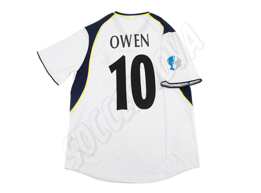 Camiseta de visitante de la Supercopa de la UEFA del Liverpool FC 2001/02