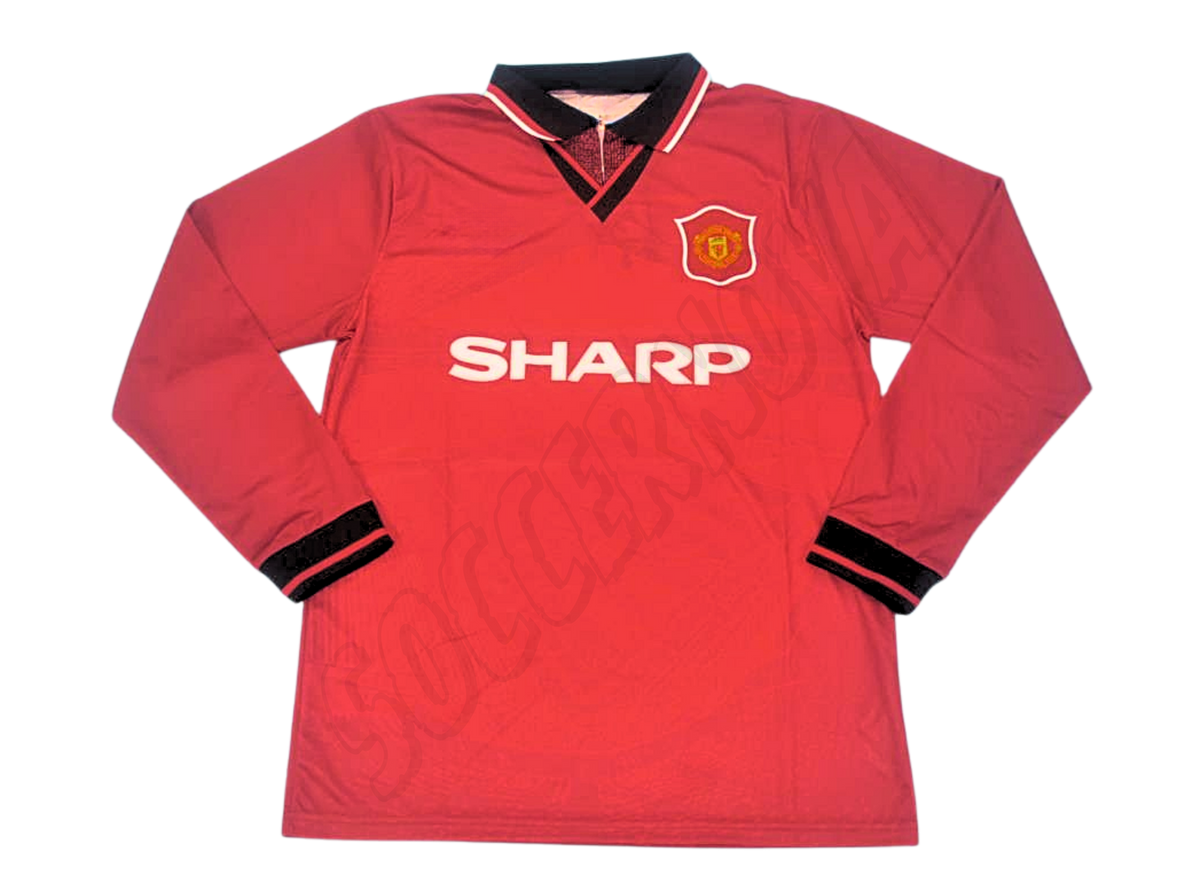 Manchester United 1994/96 Long Sleeves Home Shirt