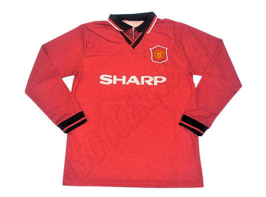 Manchester United 1994/96 Long Sleeves Home Shirt