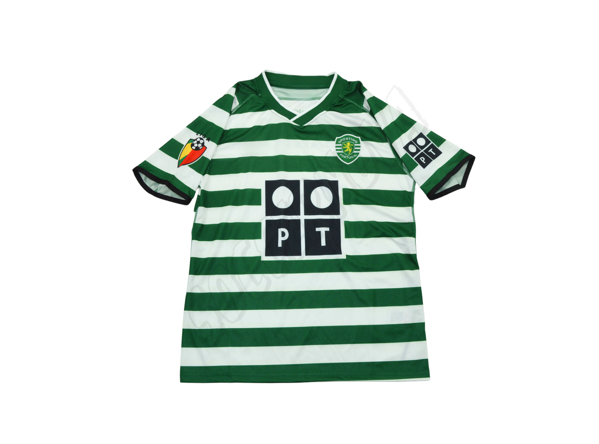 Maillot domicile Sporting Lisbonne 2003/04 pour enfants