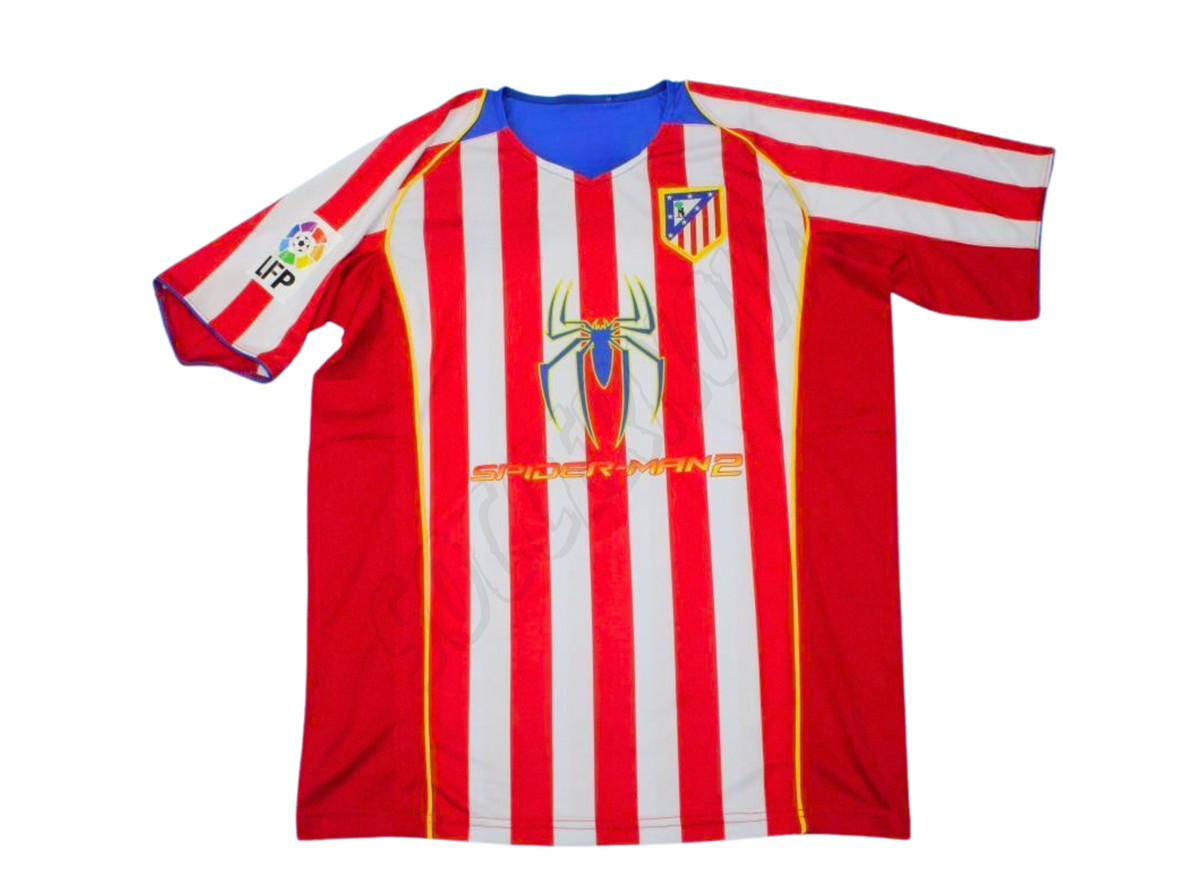Camiseta de local del Atlético de Madrid 2004/05