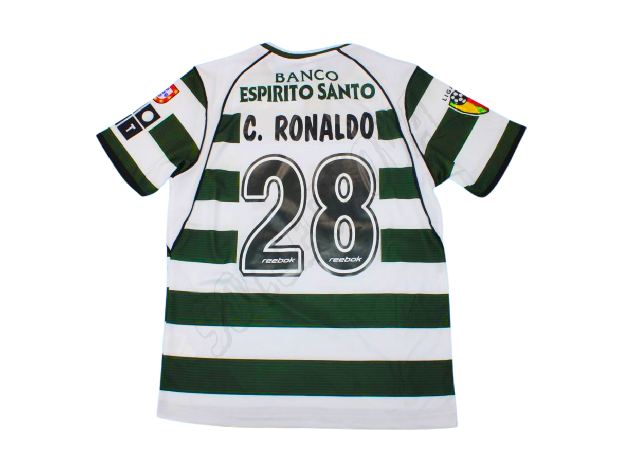Camiseta de local del Sporting de Lisboa 2002/03