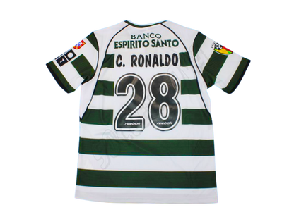 Camiseta de local del Sporting de Lisboa 2002/03
