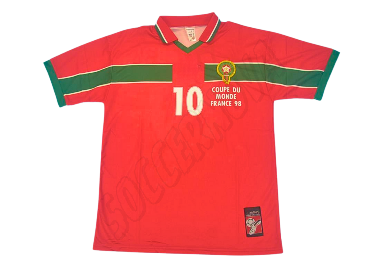 Maroc Maillot Domicile Coupe du Monde 1998/99