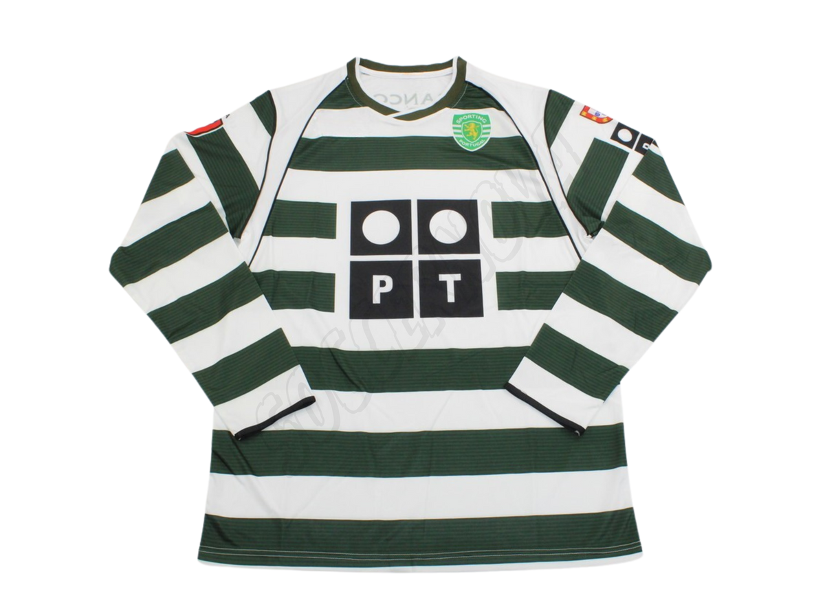 Maillot Domicile Manches Longues Sporting Lisbonne 2002/03
